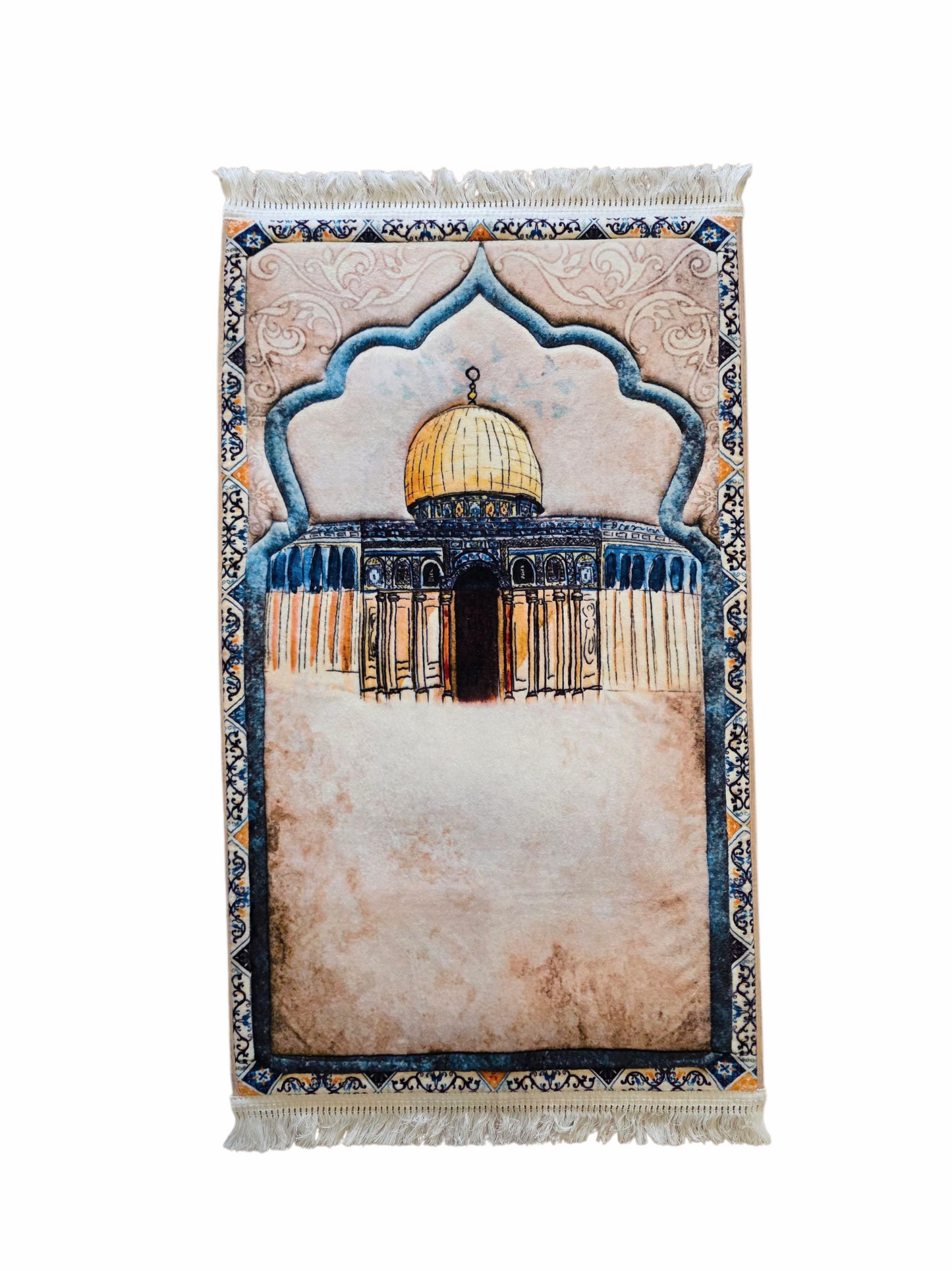 QISSAH Al Aqsa 3D Padded Premium Prayer Mat