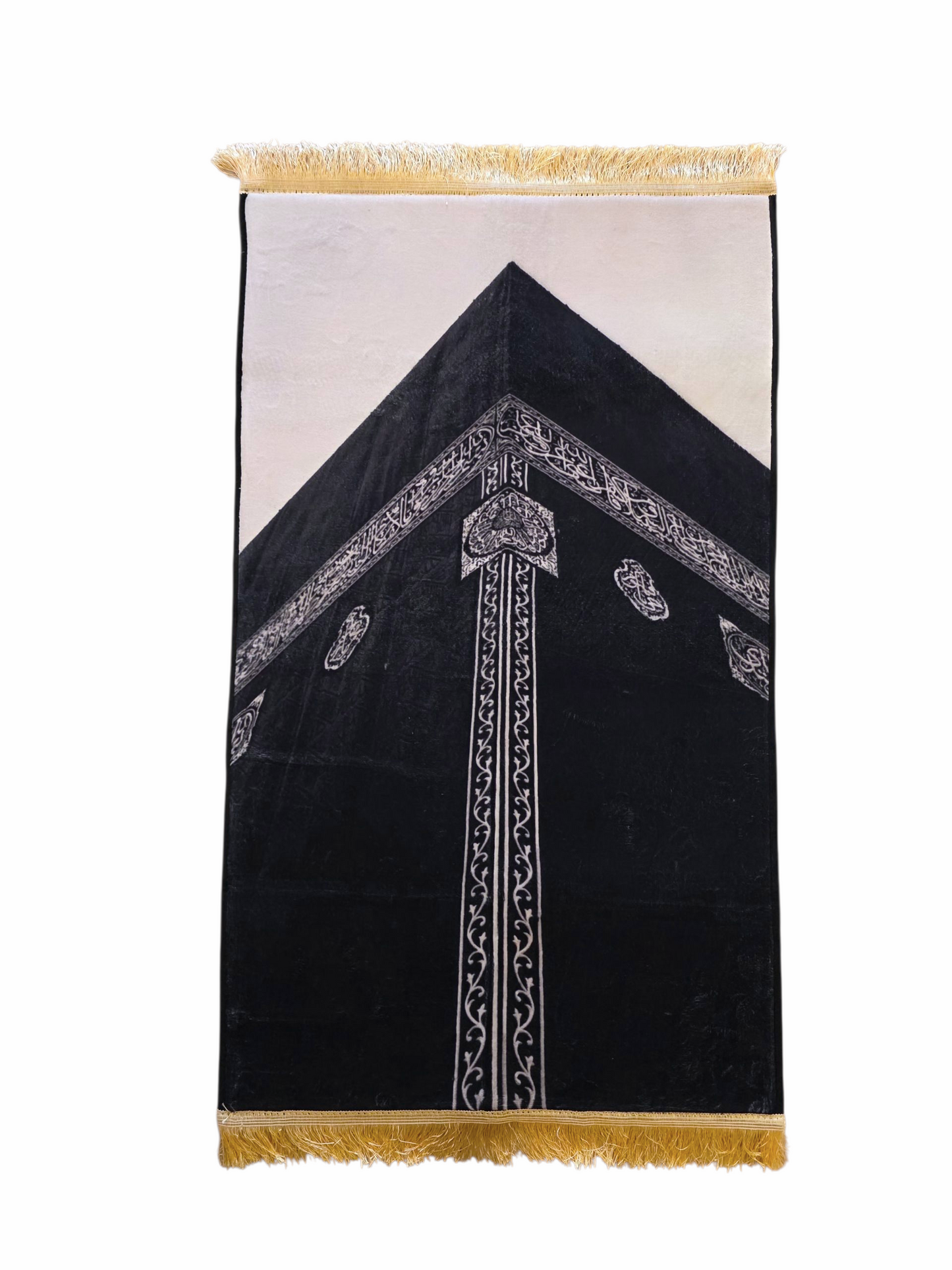 QISSAH Ruken Al ka'abah 3D Padded Premium Prayer Mat