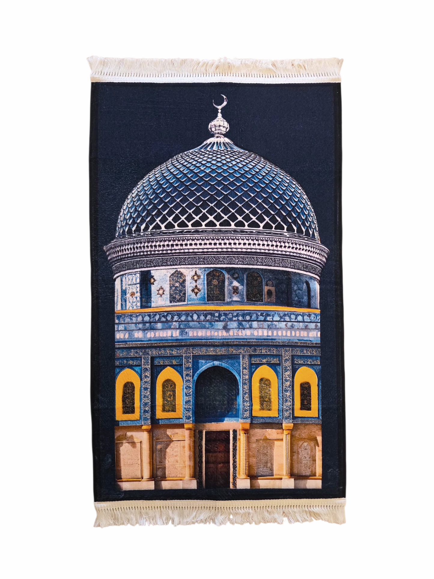 QISSAH Qubbat as-Sakhrah 3D Padded Premium Prayer Mat