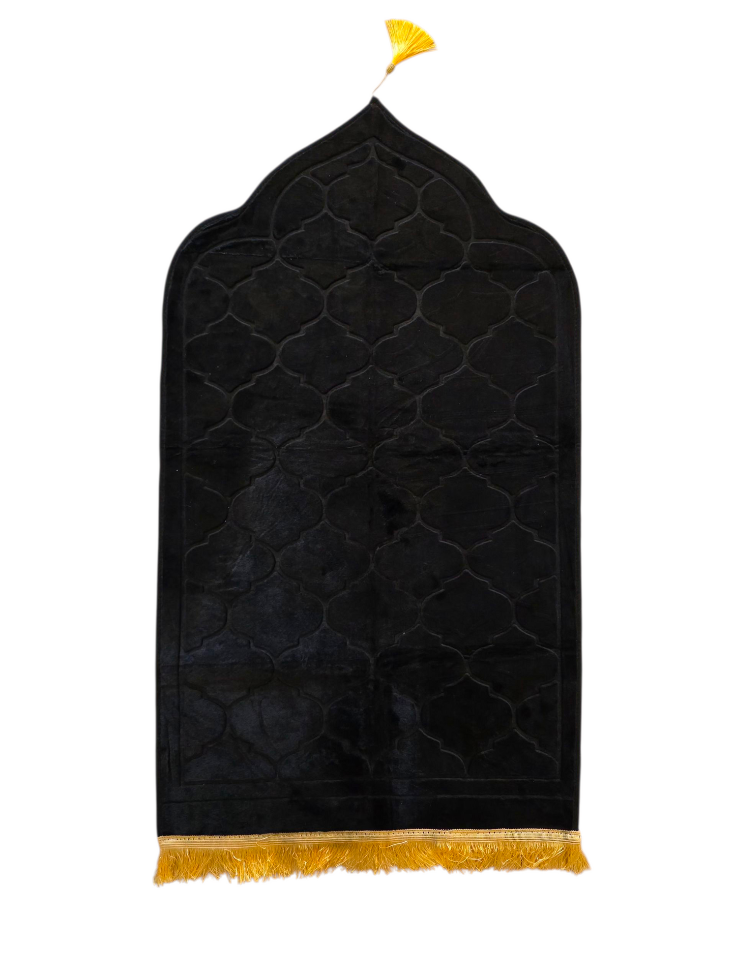 Black Velvet Personalized Prayer Mat