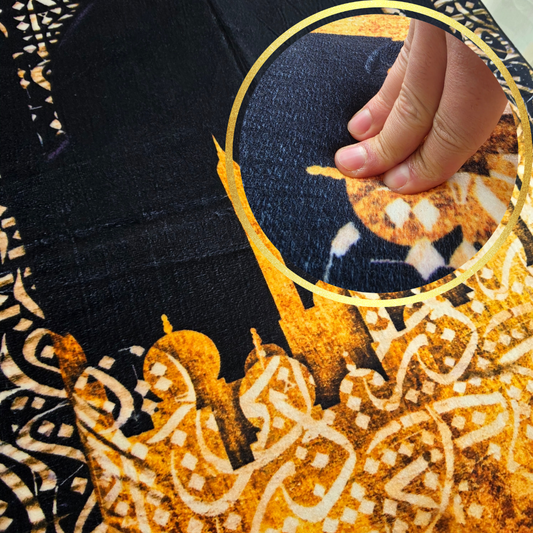 QISSAH Mosque 3D Padded Premium Prayer Mat