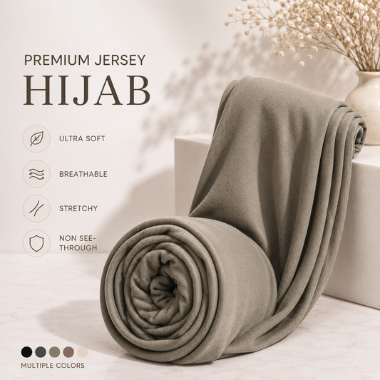 QISSAH Premium Airy Jersey – Olive Green
