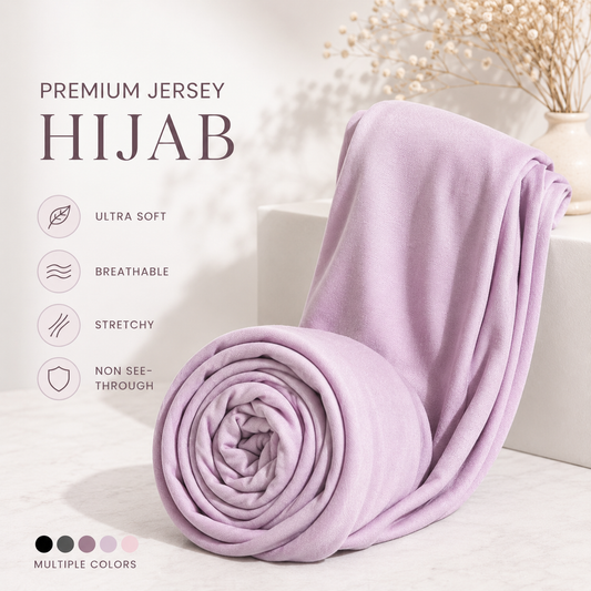 QISSAH Premium Airy  Jersey - Salmon pink